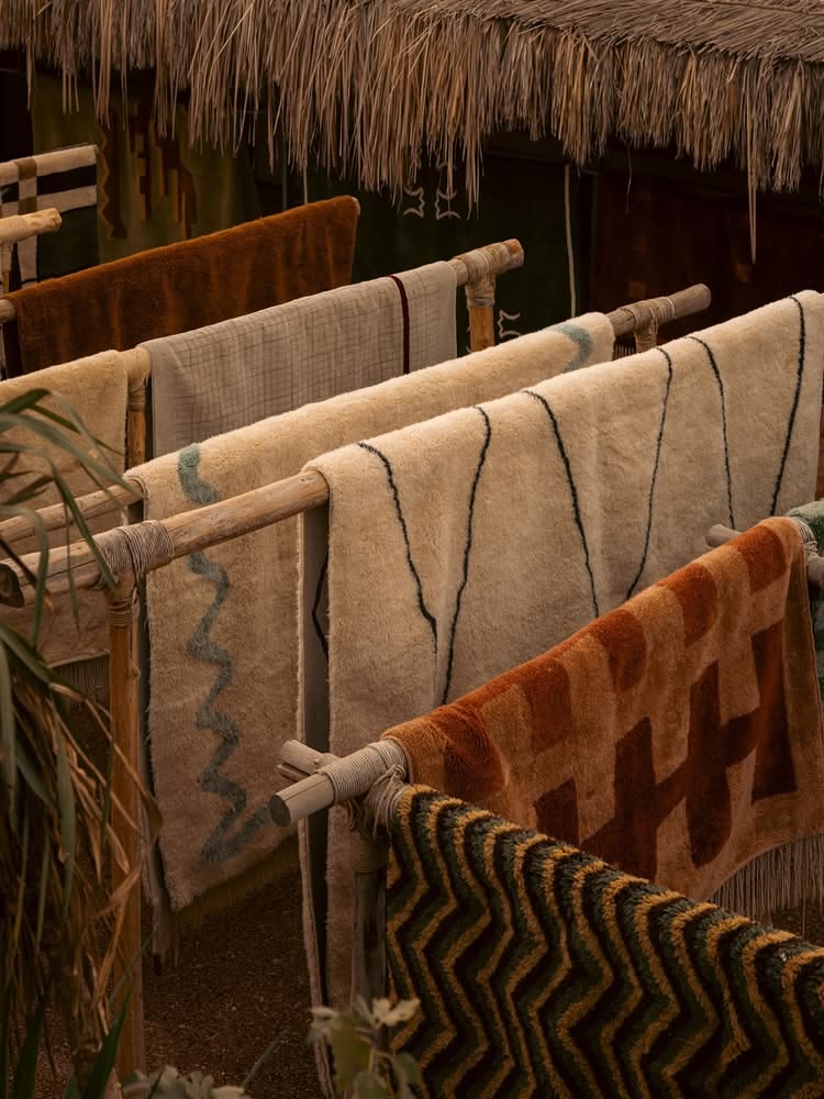 Le plaid berbère, la fouta : du métier à tisser au canapé — illustration 3