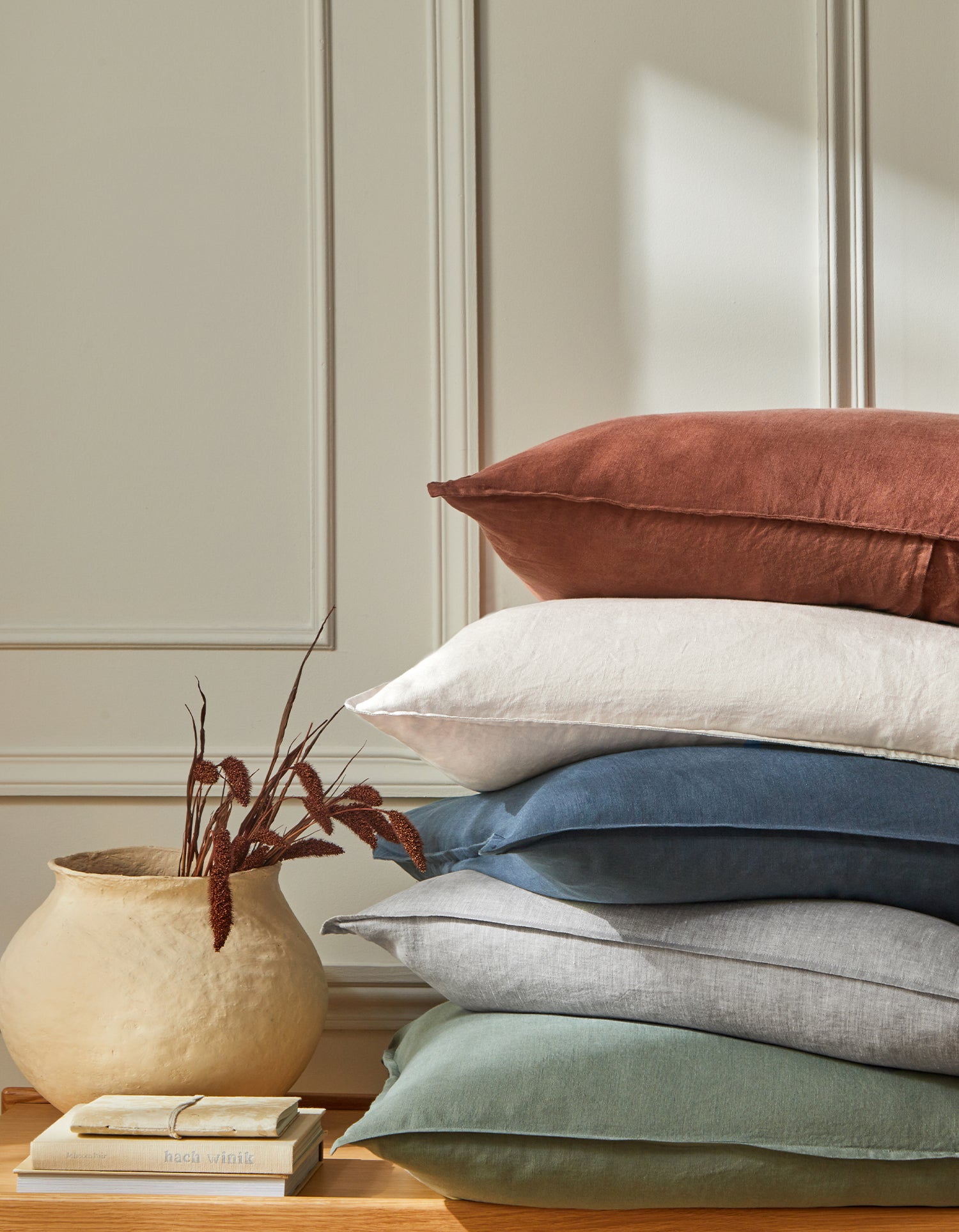 Coussin lin lavé par Caravane — Beyit